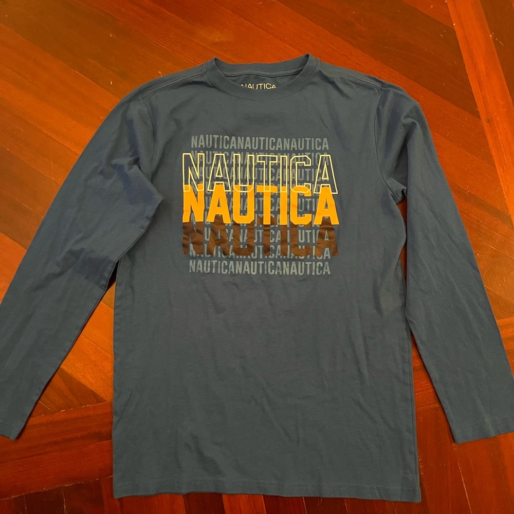 Nautica long sleeve graphic t-shirt